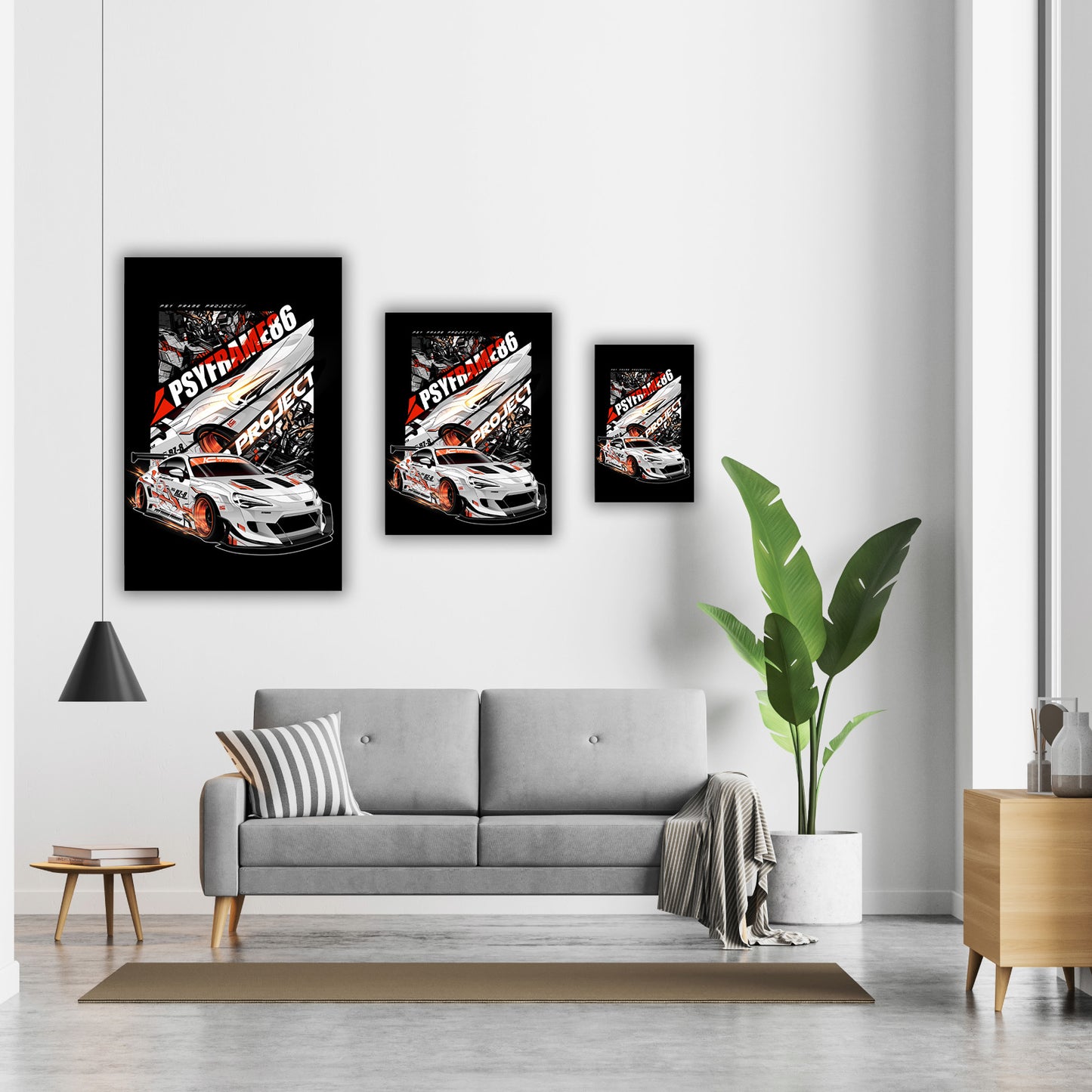 Toyota GR86 JDM Car Poster - PsyFrame 86 | Ikigai Collective