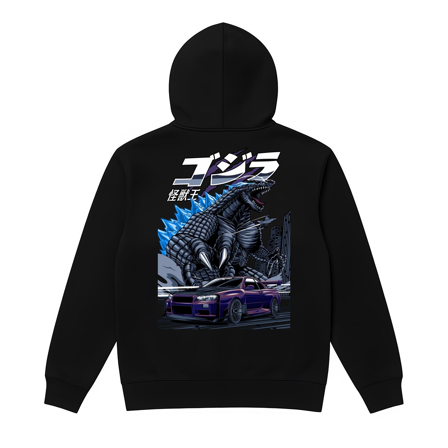 R34 Godzilla Heavy-Weight Hoodie