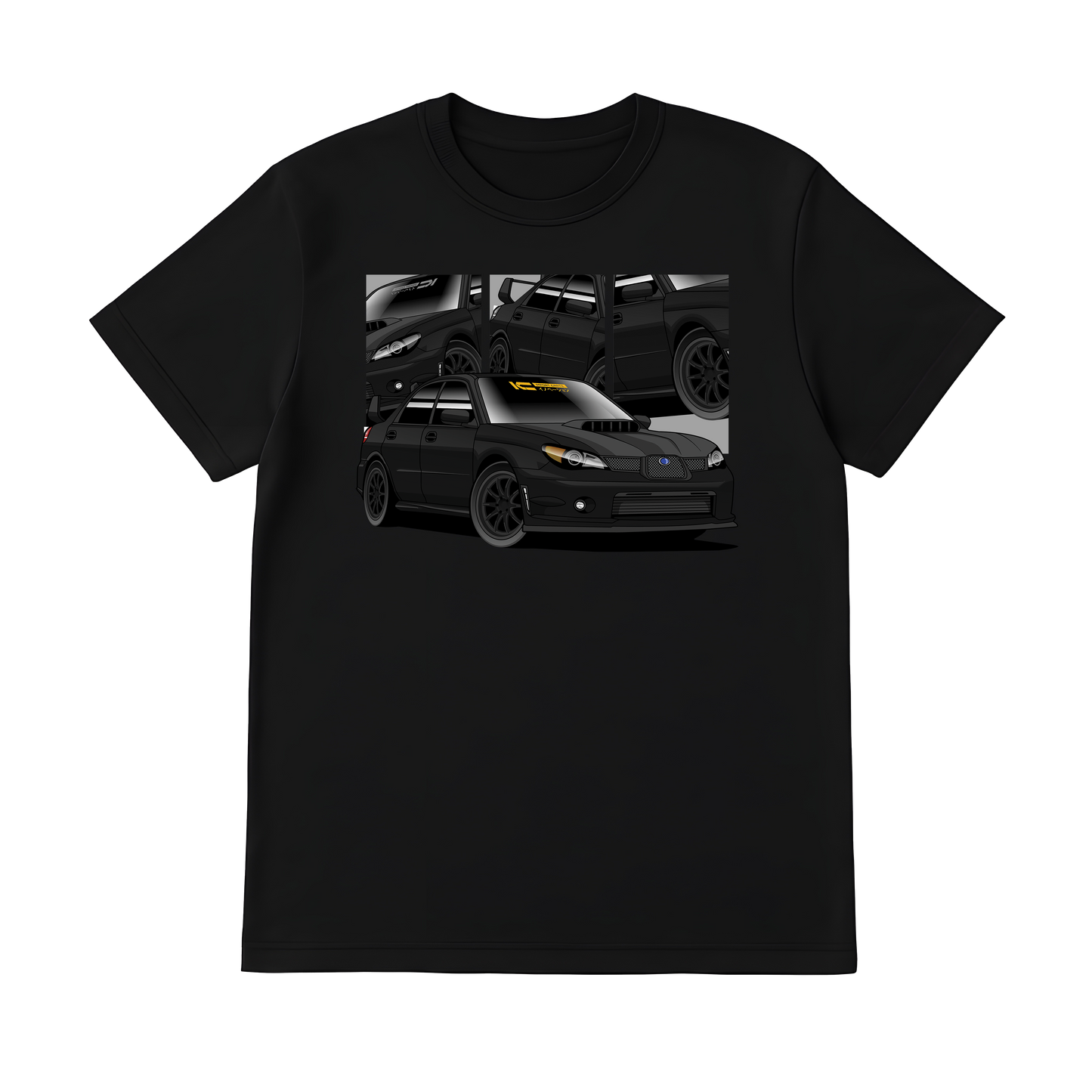 Subaru WRX STI -Hawk-Eye (Black) JDM Car Shirt | Kansei Street