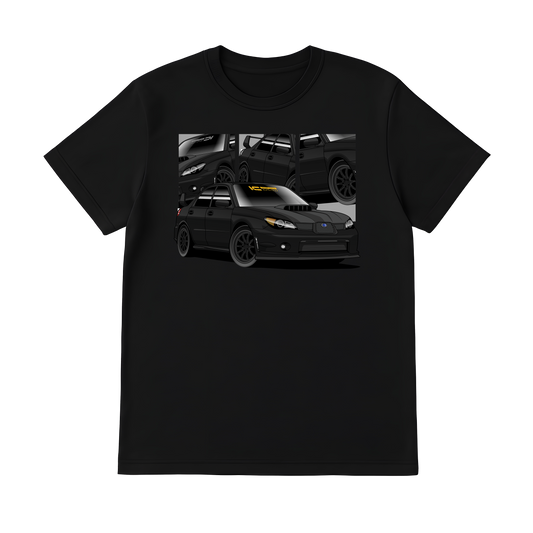 Subaru WRX STI -Hawk-Eye (Black) JDM Car Shirt | Kansei Street