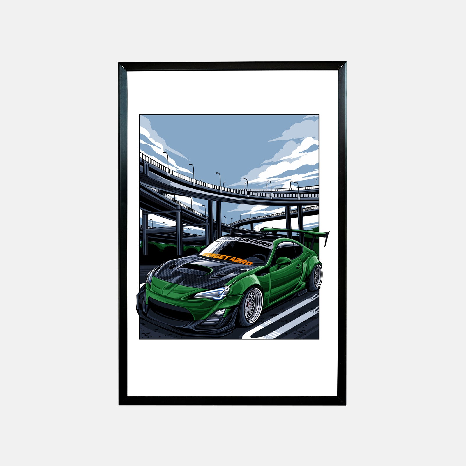 Toyota GR86 ZN8 Poster – Japanese Car Culture Wall Art – ABGHunter