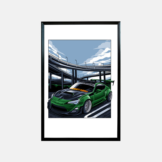 GR86 ABGHunter Art Print - Ikigai Collective