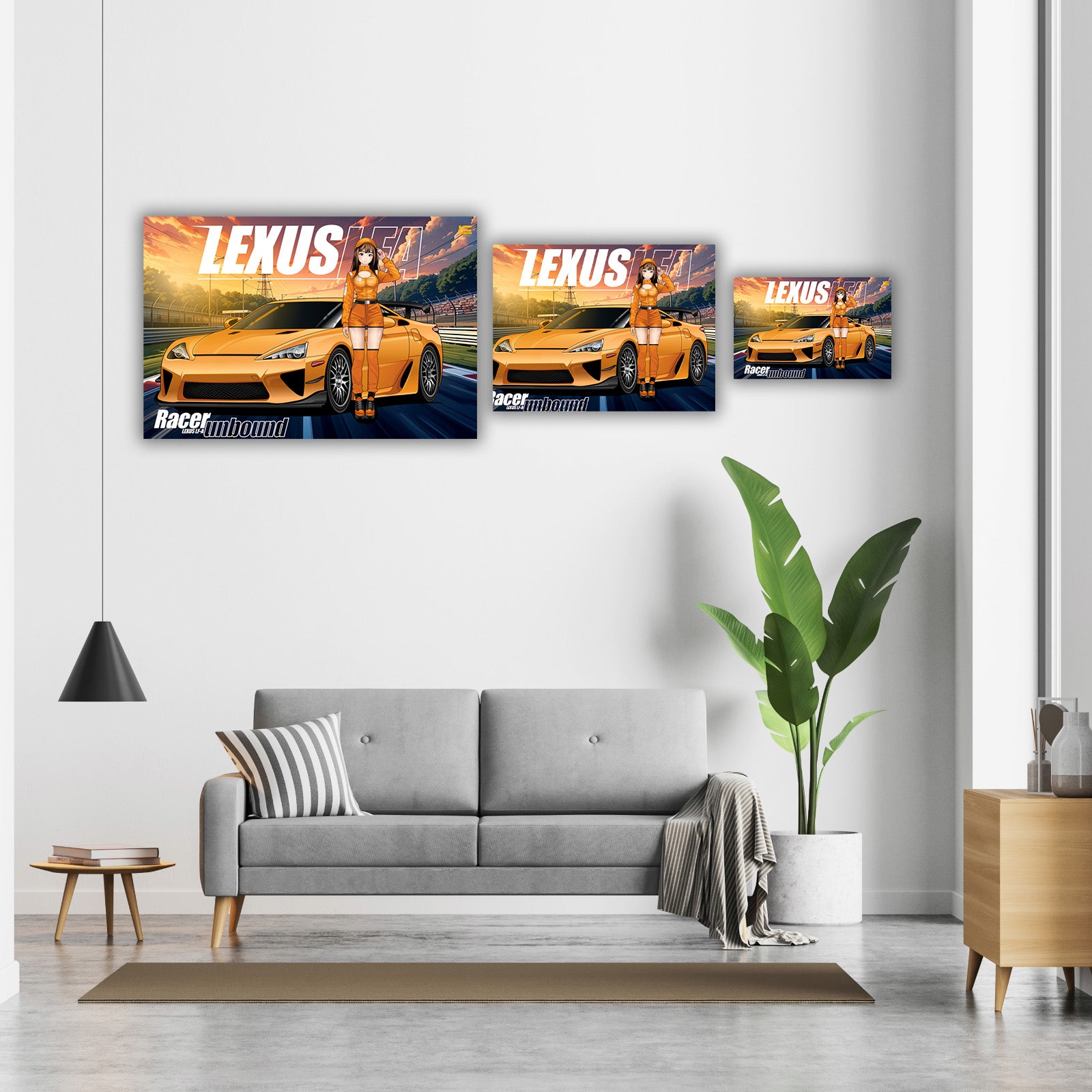 Lexus LFA Poster – Japanese Car Culture Wall Art – Unbound