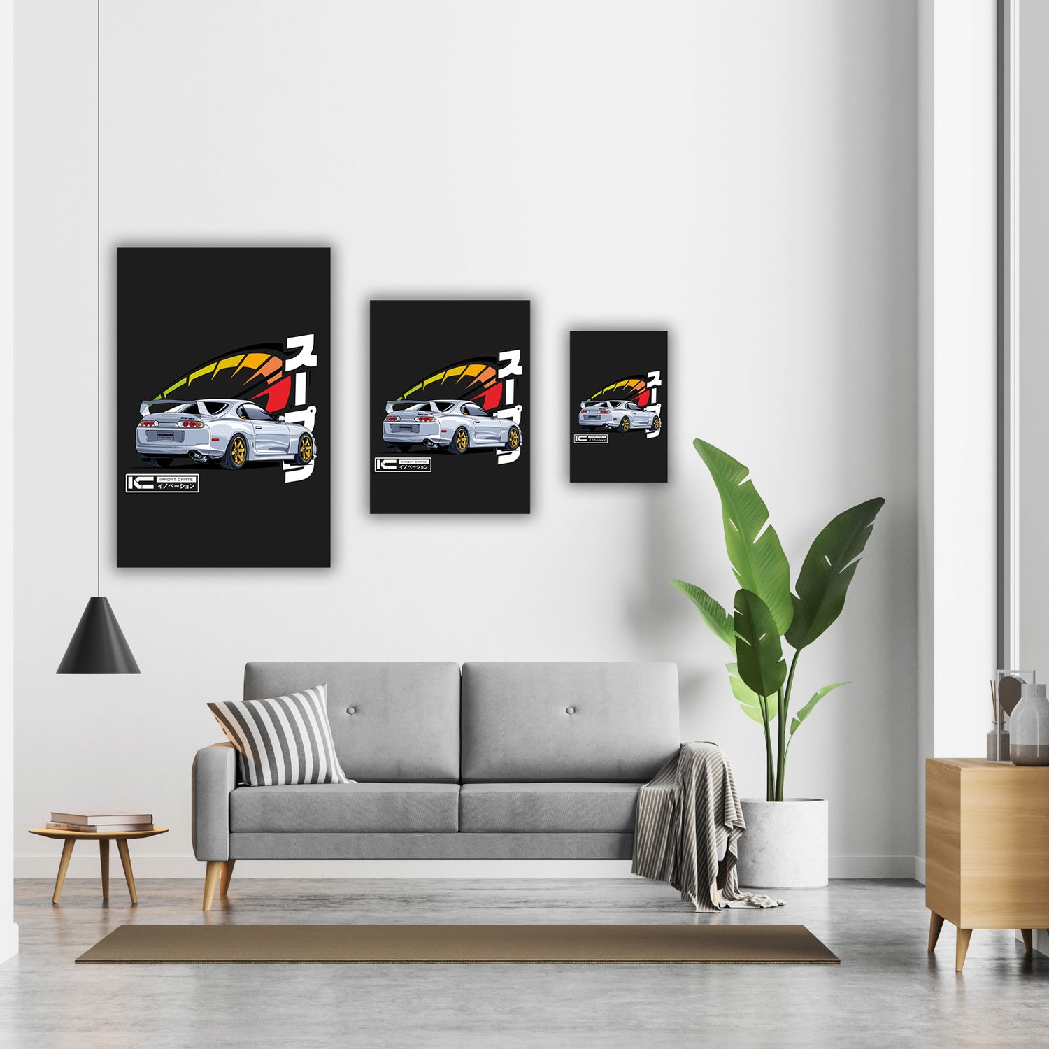 Toyota Supra MK4 JDM Car Poster - Zan 4 | Ikigai Collective