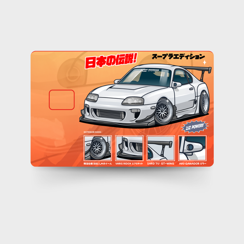 CarBoy Supra Card Wrap