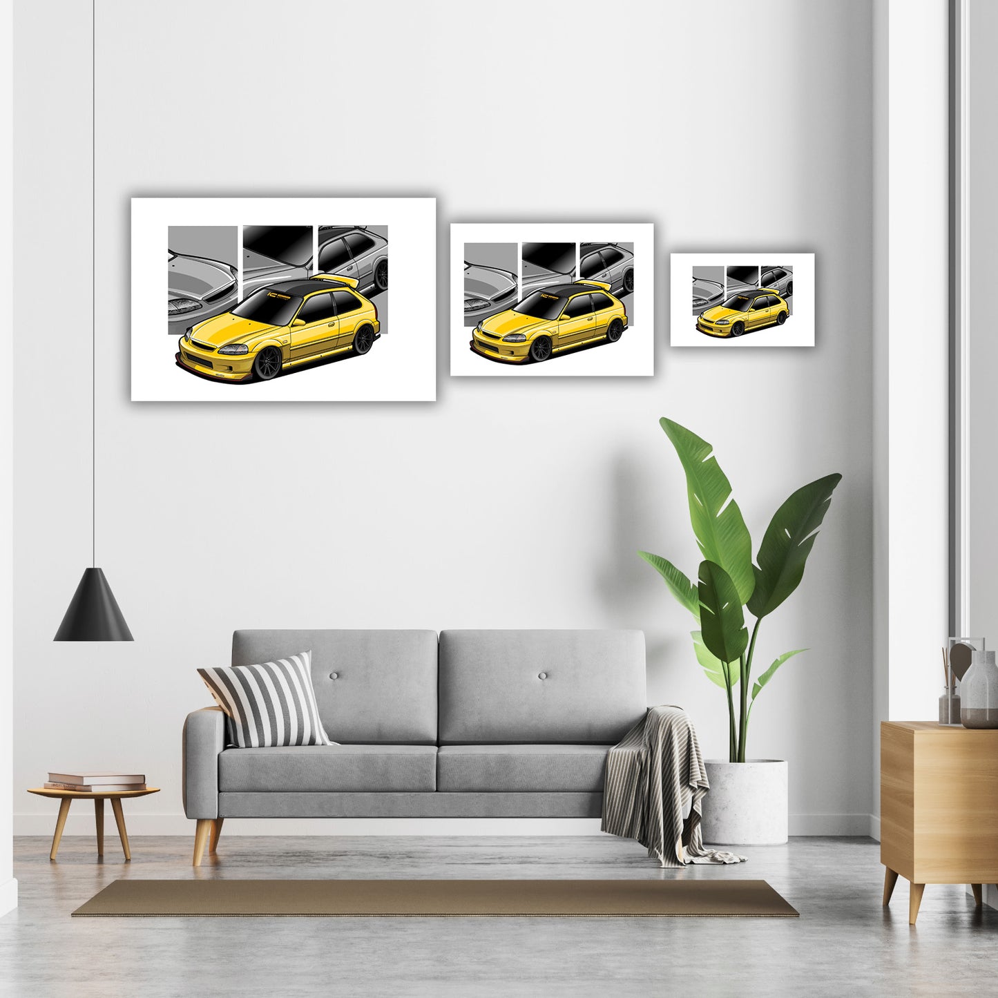 Honda Civic EK JDM Car Poster | Kansei Street