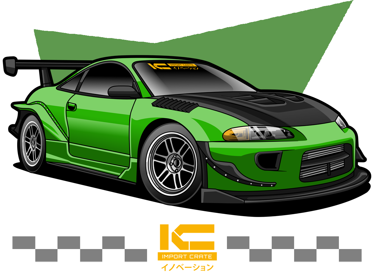 Mitsubishi Eclipse Collector's Edition Stickers – Import Crate