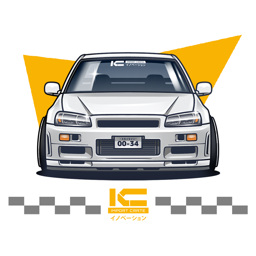 Nissan GT-R R34 Collector's Edition Stickers