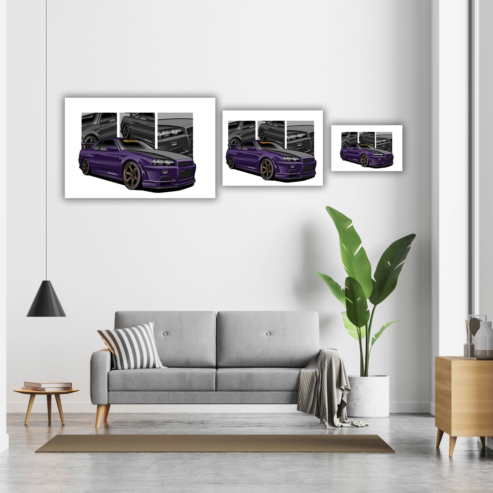 Nissan GTR R34 Poster – Original JDM Artwork – Import Crate